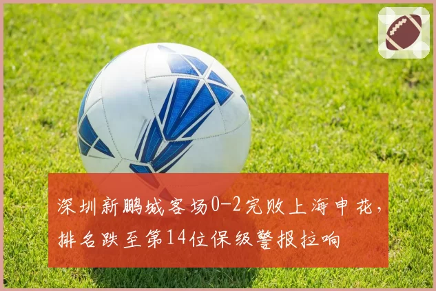 深圳新鹏城客场0-2完败上海申花,排名跌至第14位保级警报拉响